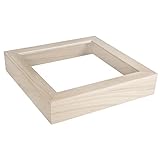 holz rahmensystem finnwall preise 24x24x5cm Holz-Rahmen mit Acrylglas, FSC Mix Credit, 24 x 24 x 5 cm, Bilderrahmen zum Befüllen, Posterrahmen, Wechselrahmen