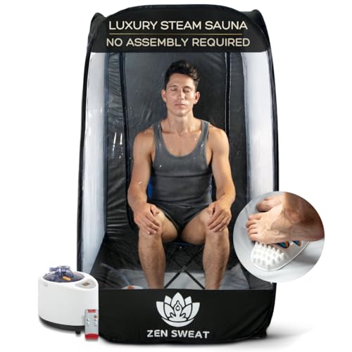 Zen Sweat Portable Steam Sauna Tent for Home — 2.6L
