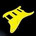 Custom Guitar Pickguard for Strat HSS Layout Style, 4ply Yellow