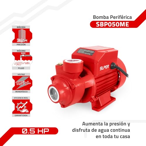Bomba de agua periférica 1/2 HP 10 Imagen adicional