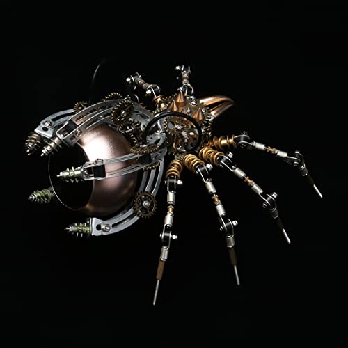 Puzzle metalowe 3D, zestaw do samodzielnego montażu Spider Speaker zestaw modeli, odłączane puzzle 3D zestaw do budowania ze stali nierdzewnej dla dorosłych, zabawka edukacyjna, łamigłówka ozdoba na