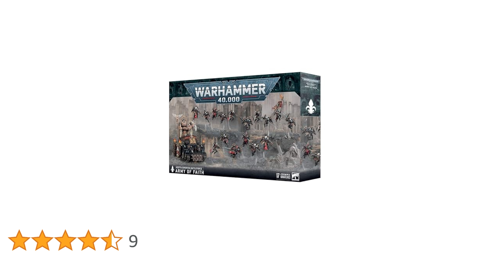 Warhammer 40,000 Army of Faith 17体セット Warhammer 40k Battleforce Army of Faith Adepta Sororitas
