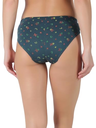 Image of Dollar Lehar Super Combed Cotton Women's Printed Hipster Panty - Actual Print May Vary
