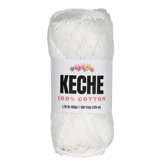 Cotton Yarn - 100% Cotton Yarn for Crocheting and...