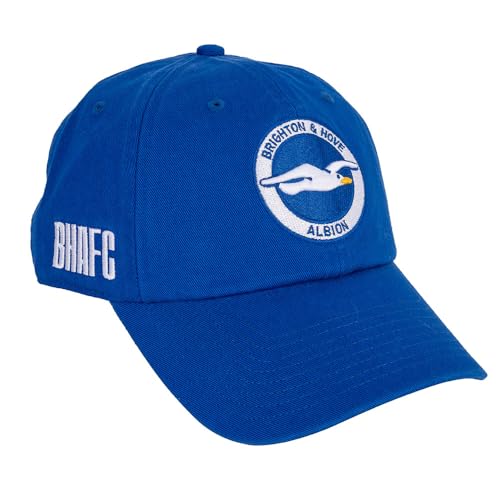 Gorra de béisbol bordada Brighton & Hove Albion azul ajustable miniatura 1