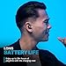 JLab Go Air Pop+ True Wireless Earbuds, in Ear Headphones, Bluetooth Earphones, 35H Playtime Ear Buds, Bluetooth Earbuds with Microphone, USB-C Charging Case, Dual Connect, EQ3 Sound, Black