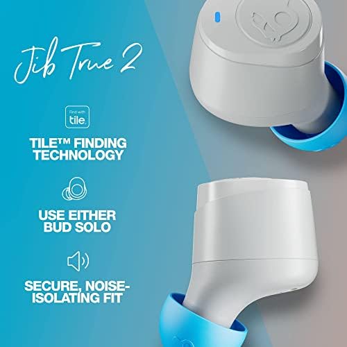 Skullcandy Jib True 2 - Wireless Earbuds Light Grey/Blue