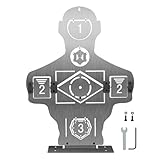 WoSporT ステンレス シューティングターゲット ハーフボディ