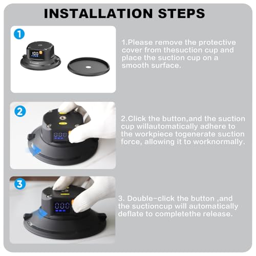 4.5" Electric Suction Cup Camera Mount With Ball Head Magic Arm - MP4501 - image 7