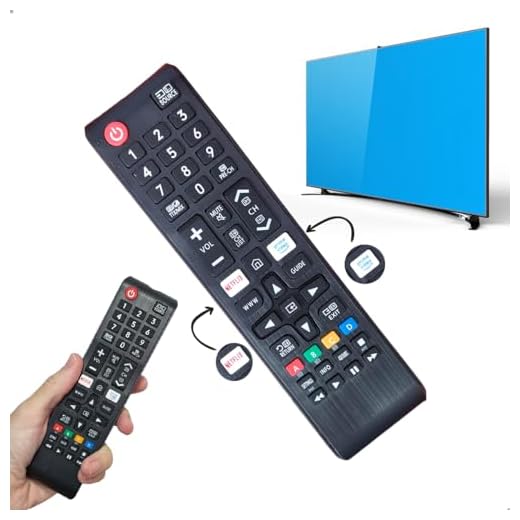Controle Remoto Compatível Com Smart TV SAMSUNG TODOS OS MODELOS LCD LED 3D HDTV Smart Hub Tecla Prime e Netflix…
