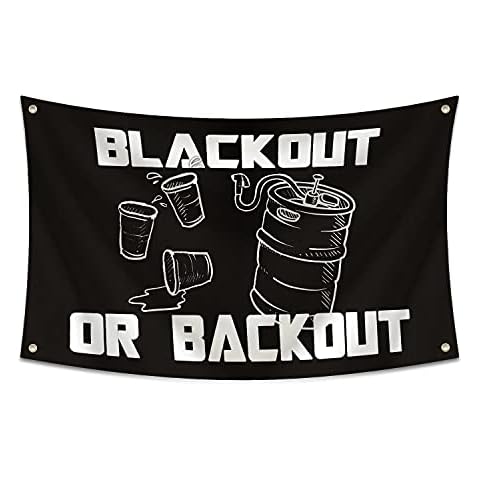 Blackout or Backout Flag 3x5 Feet Banner Cover