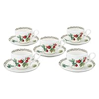 Amazon.co.jp: Noritake Bone China Cup & Saucer Set (Coffee & Tea