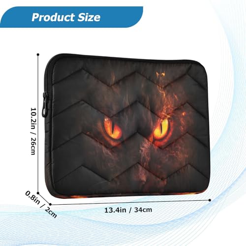 Funda para portátil Cat Fire Eyes de 13-14 pulgadas miniatura 3