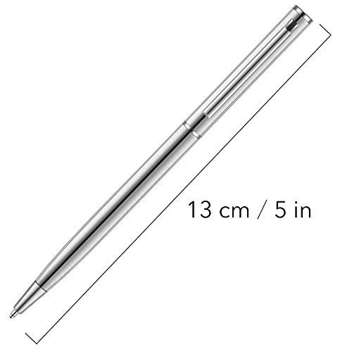 Unibene Slim Stainless Steel Retractable Ballpoint Pens thumb #2