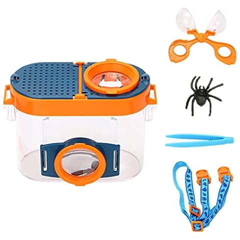 Magnifying Insect Box Portable Bug Viewer Transparent Insect Viewer for Children Outdoor Insect Teaching Observation Cover