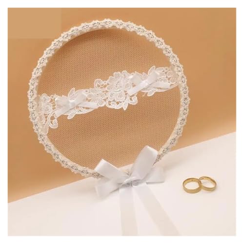 Funda creativa para boda con encaje premium y soporte de joyería exclusivo 6