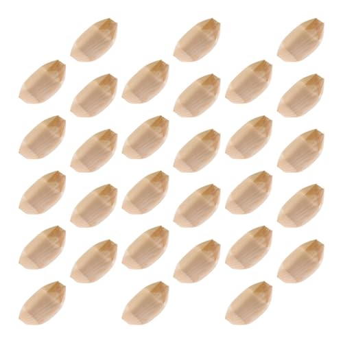 Envases desechables madera para sushi 50 piezas miniatura 1