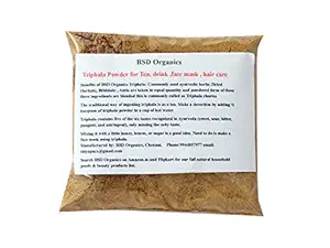 BSD Organics Triphala Powder for Tea, drink,face mask, hair care-50 grams