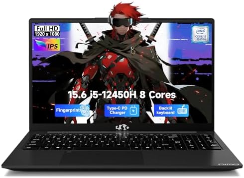 NIMO 15.6" Laptop, i5-12450H 8-Core H-Series Processor (Beats i7-...