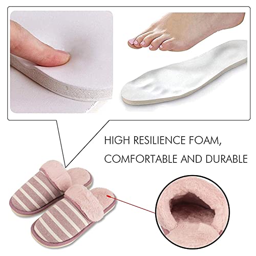 Image of INFISPACE Men and Women Winter Flip Flops Carpet Slippers for Bedrooms House Slippers