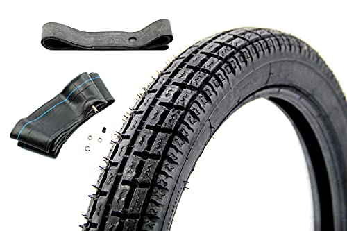 Set Heidenau K35 Reifen 2,75 x 16 Zoll 46P TT M/C + Schlauch + Felgenband für Simson S50, S51, Schwalbe