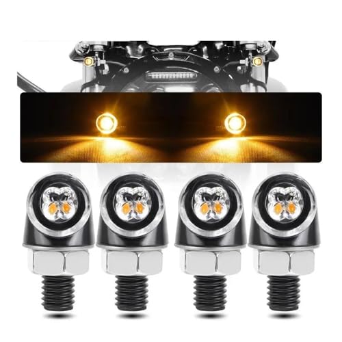 Clignotant Moto LED 8mm pour Virées Nocturnes en Chopper Custom - 2