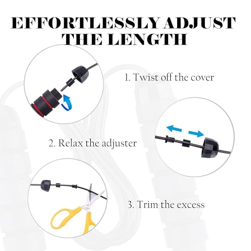 Bxegou BXEGOU001 2Pcs Jump Rope,Rapid Speed Jumping Rope For Workout Cable thumb #5