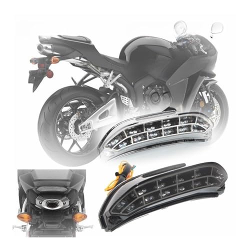 Feu arrière CBR600RR LED avec clignotants intégrés haute luminosité - 2
