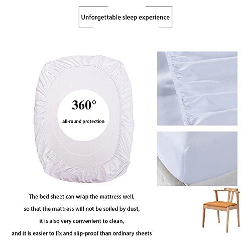 Magcor Twin Mattress Protector Soft Stretch Mattress Cover Cozy Brushed Microfiber Bed Cover Breathable Cooling 300 Thread Count Premium Hotel Fitted Sheet 53"X79" Camel #TOP4