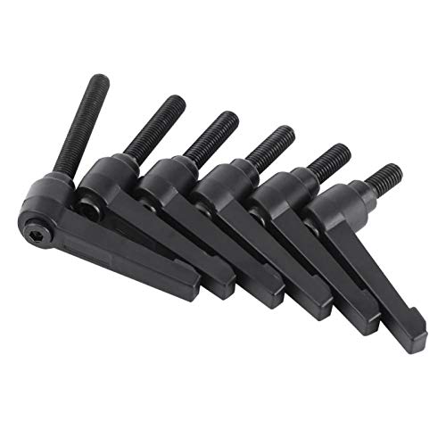 Image of Zerone M8 16-60Mm Clamping Lever Machinery Ratchet Male Threaded Stud Adjustable Handle Locking External Male Thread Clamping Lever Thread Push Button (M8*16)