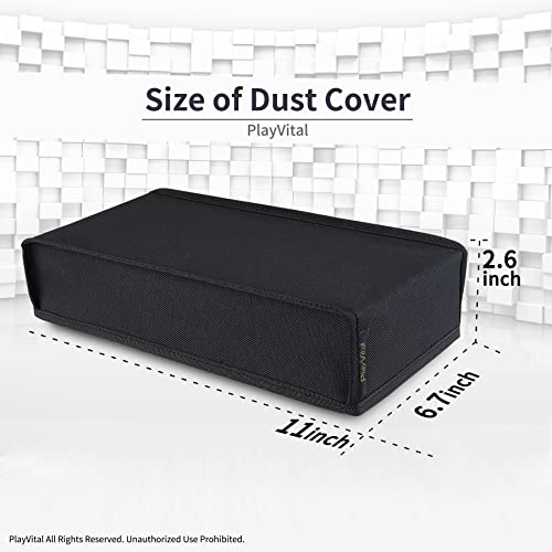 Image of PlayVital Black Nylon Dust Cover for Xbox Series S Console, Soft Neat Lining Dust Guard, Anti Scratch Waterproof Cover Sleeve for Xbox Series S Console
