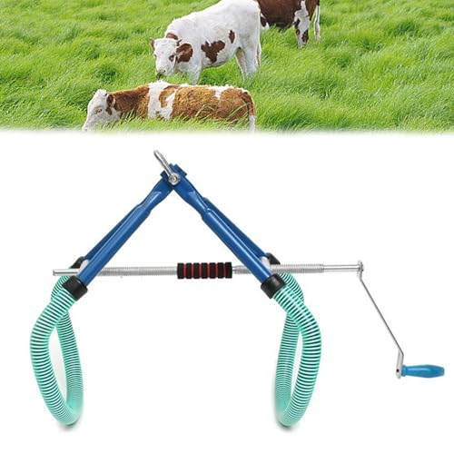 TECHTONGDA Cow Hip Lift Farm Supply Stand Animal, 2204lbs Adjustable Hip Clamp for Postpartum Milking, Support Stand Up Assist Tool