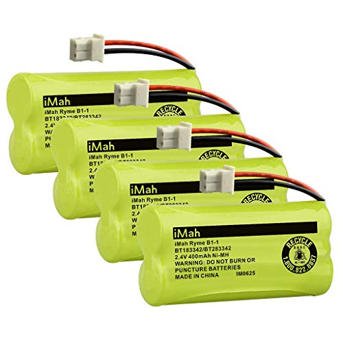 iMah BT183342 BT283342 BT166342 BT266342 BT162342 BT262342 Cordless Phone Battery Compatible with VTech