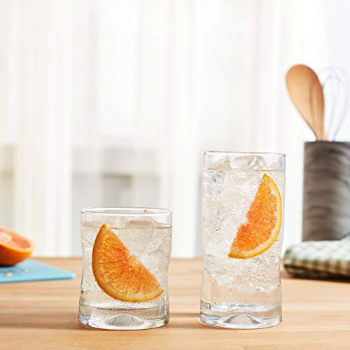 Libbey Impressions 16-Piece Tumbler And Rocks Glass Set #TOP1