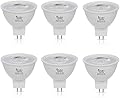 Simba Lighting LED MR16 3.5W 12V Light Bulb (6 Pack) 20W Halogen Spotlight Replacement for Landscape, Accent, Track Lights, Desk Lamps, BAB C, GU5.3 Bipin Base, 2700K Warm White, Not Dimmable