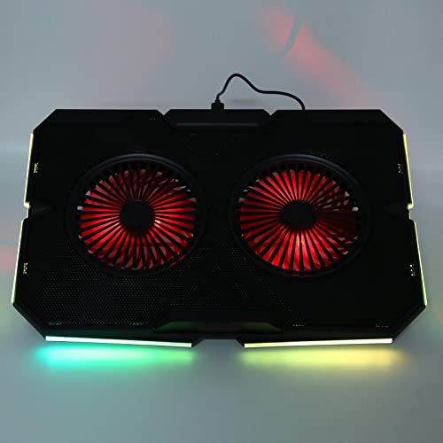 Base refrigerante RGB para laptop con 2 ventiladores miniatura 2