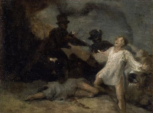 Art pour décoration chambre : habillez un mur vide avec ce grand poster de Francisco De Goya.