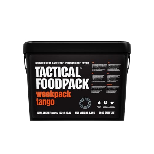 Tactical Foodpack Weekpack Tango (21 Mahlzeiten) - Gefriergetrocknete Mahlzeiten I zum Verzehr bereit I MRE I Survival I Outdoor Nahrung I Trekking Nahrung I Expedition I Office Tactical Foodpack Weekpack Tango (21 Mahlzeiten) - Gefriergetrocknete Mahlzeiten I zum Verzehr bereit I MRE I Survival I Outdoor Nahrung I Trekking Nahrung I Expedition I Office