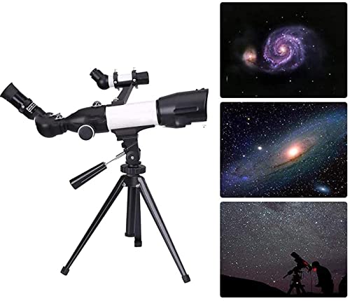 Telescopio refractor astronómico 50mm 350mm portátil miniatura 1