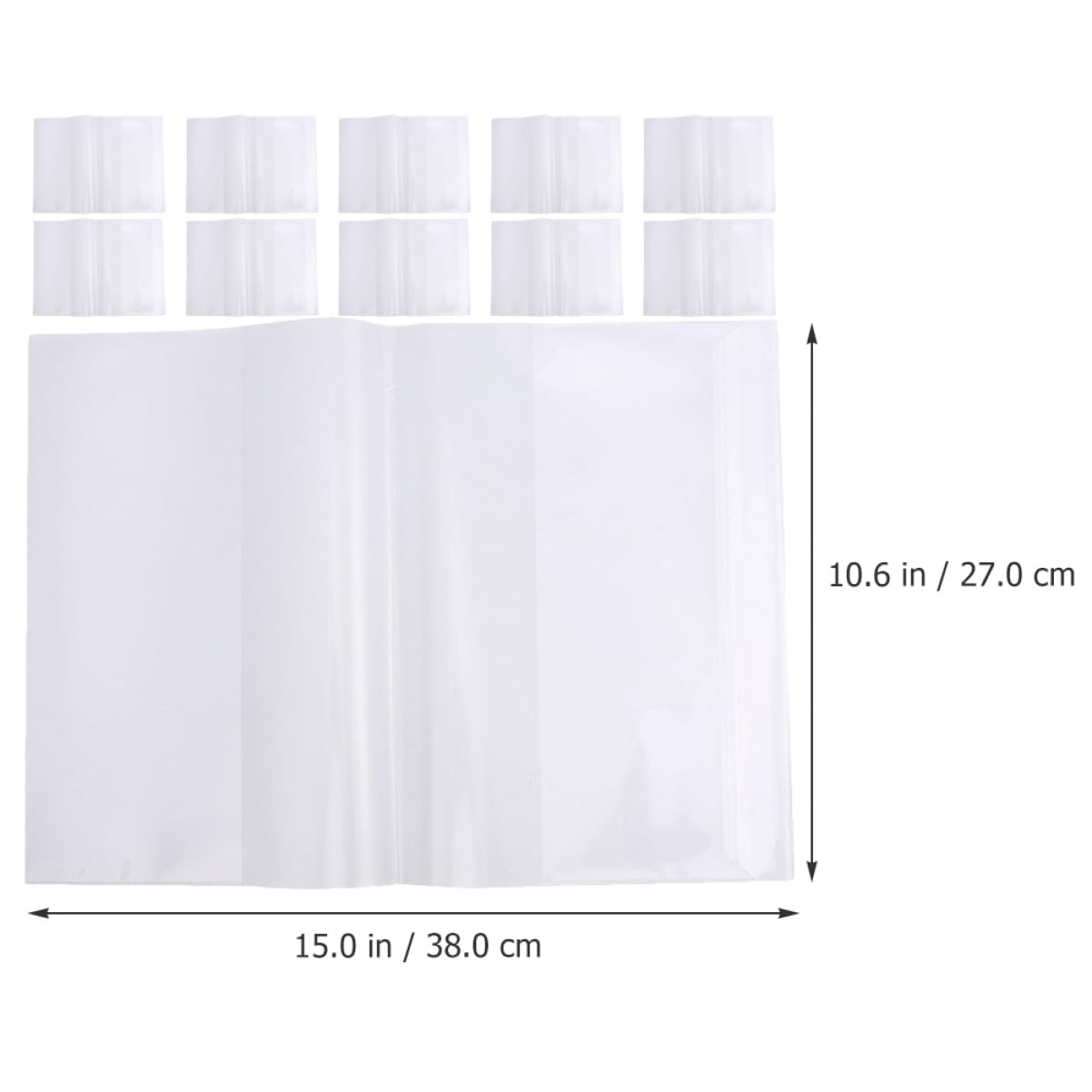 NUOBESTY 4 Set Pellicola Per Libri Impermeabile Carta Trasparente Pellicola Trasparente Per Libri Protettore Della Rivista Protettori D'angolo Del Libro Transparent Pp 20 Pezzi * 4