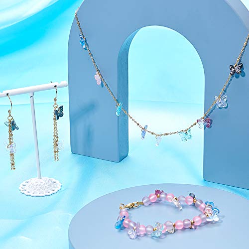 PandaHall 160 Pezzi 8 Colori Ciondolo a Farfalla