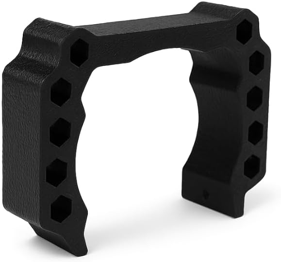 SoftJaw Magnetic Drill Bit Caddy/Holder Compatible with Milwaukee M12 Drills | Stores Up to 10 Drill Bits | Magnetized Top for Screws, Nuts & Bolts | Durable Industrial Rubber | Made in USA (Black)