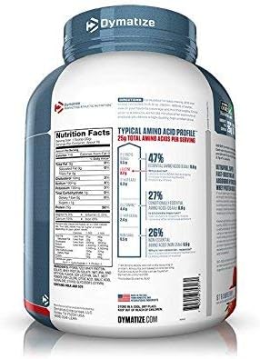 Vista 3 de Dymatize Nutrition 100% proteína de suero de leche aislada hidrolizada, 5, 1, 1