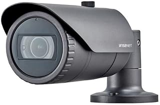 Hanwha Techwin HCO-6070R Security Camera CCTV 1/2.8" CMOS, 2MP, 1920x1080, BNC, ICR, Motion detection, IR 30m, IP66, IK10 Indoor & Outdoor Bullet Ceiling/Wall/Desk 1920 x 1080 pixels, Dark Gray