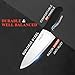 BOLEXINO 8 inch Japanese High Carbon Stainless Steel Chef Knife, Professional Extra Sharp Wide Cook Knife with Non-slip Ergonomic Handle, for Kitchen Home Restaurant
