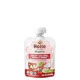 Holle Baby Yogurt Pouches - Organic Yogurt with Apple, Banana & Berry Fruit Purée - Drinkable Pouches for Kids & Babies 8 Months & Up - (10 Pack) Shelf Stable, Non-Gmo with 0 Sugar Added