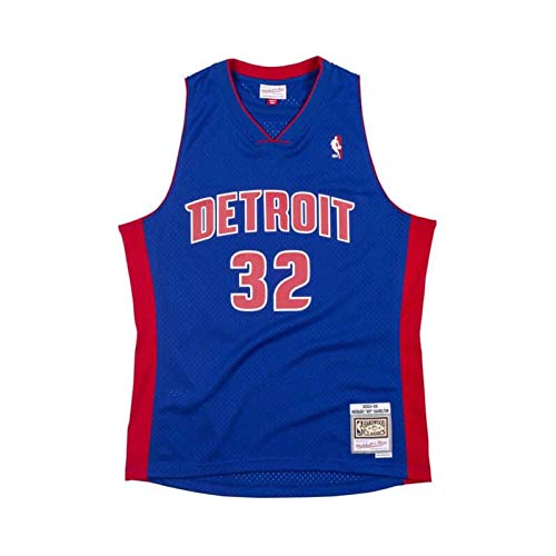 Mitchell & Ness Rip Hamilton #32 Detroit Pistons 2003-04 Swingman NBA Maglia Blu