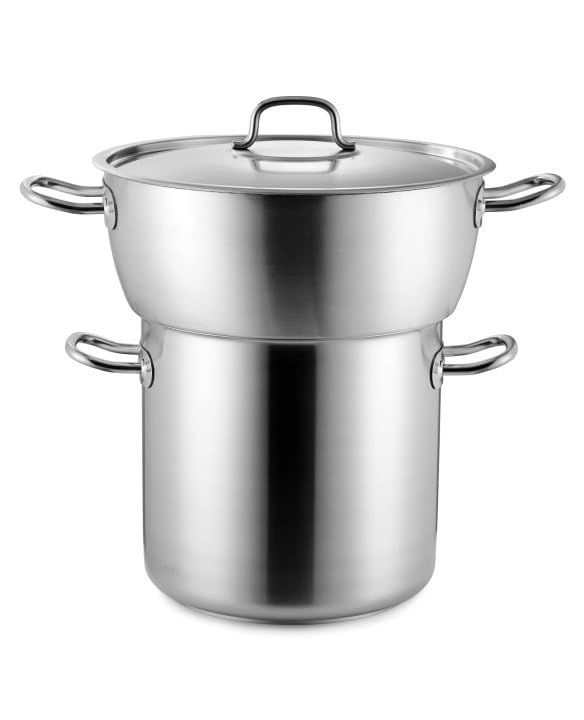 Couscoussier Inox Bombé 50 litres - Pujadas - - Inox50Oui x400mm