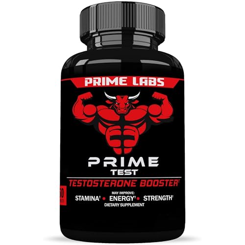Prime Labs - Men's Testosterone Booster - Stamina, Endurance, & Strength Booster - 60 Caplets