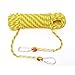 Corda Da Arrampicata Fune Di Sicurezza 49ft 115ft 164ft 262ft 361ft Corda Di Fuga Del Diametro 18mm Cavo Di Sopravvivenza Corda Statica Per Attività All'aperto ( Color : Yellow , Size : 18mm x 200m )